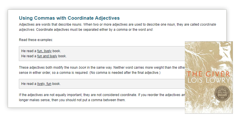 example of integrated language practice exercise