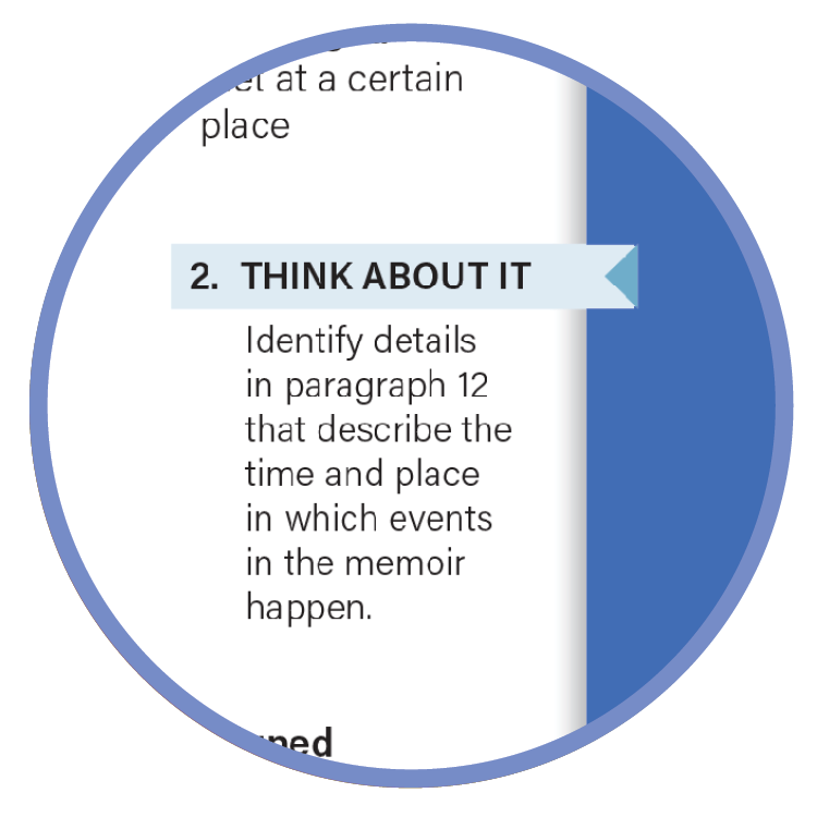 reinforce skills within the text as students read